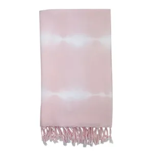 Blush Tie Dye Turkish Beach Towel by SLATE   SALT
