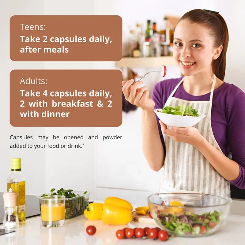 Bone Xtra. Plant-Based Formula for Teens & Adults. 120 Vegan Capsules by NuBest Nutrition