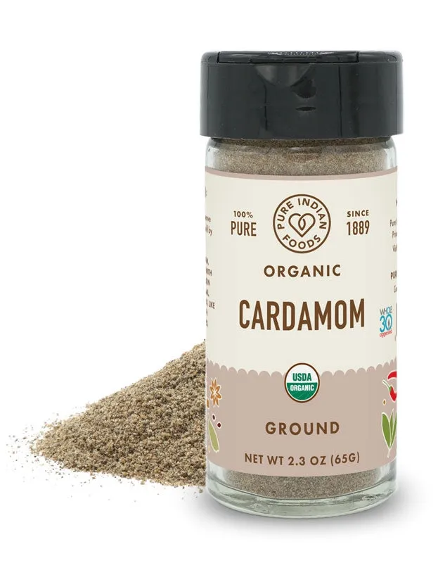 Cardamom Green. Certified Organic