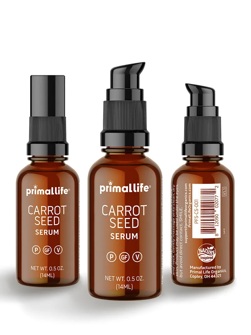 Carrot Seed Serum. 0.5 oz by Primal Life Organics