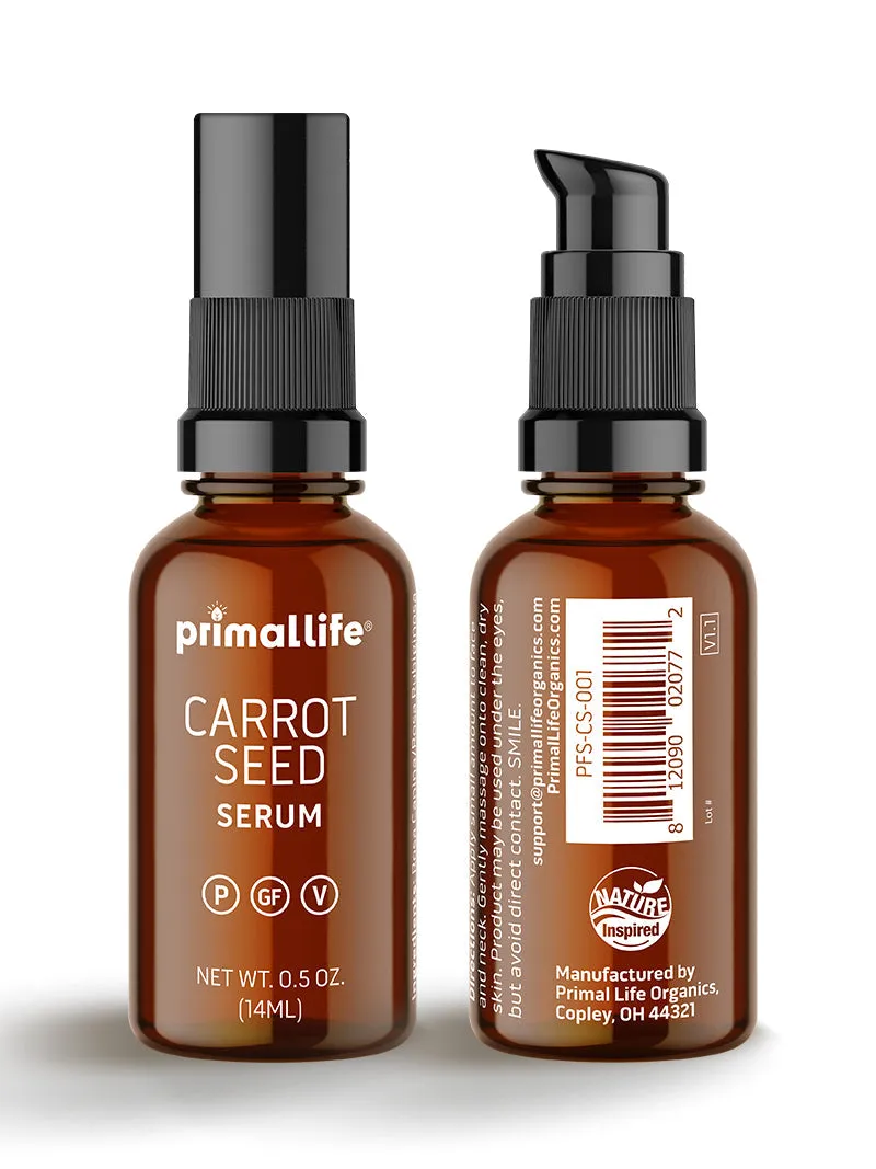 Carrot Seed Serum. 0.5 oz by Primal Life Organics