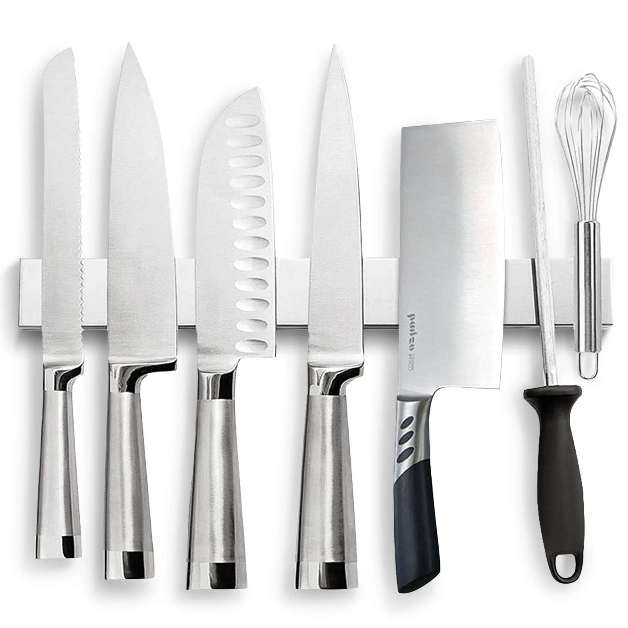 Cheer Collection 16 Stainless Steel Magnetic Knife Holder