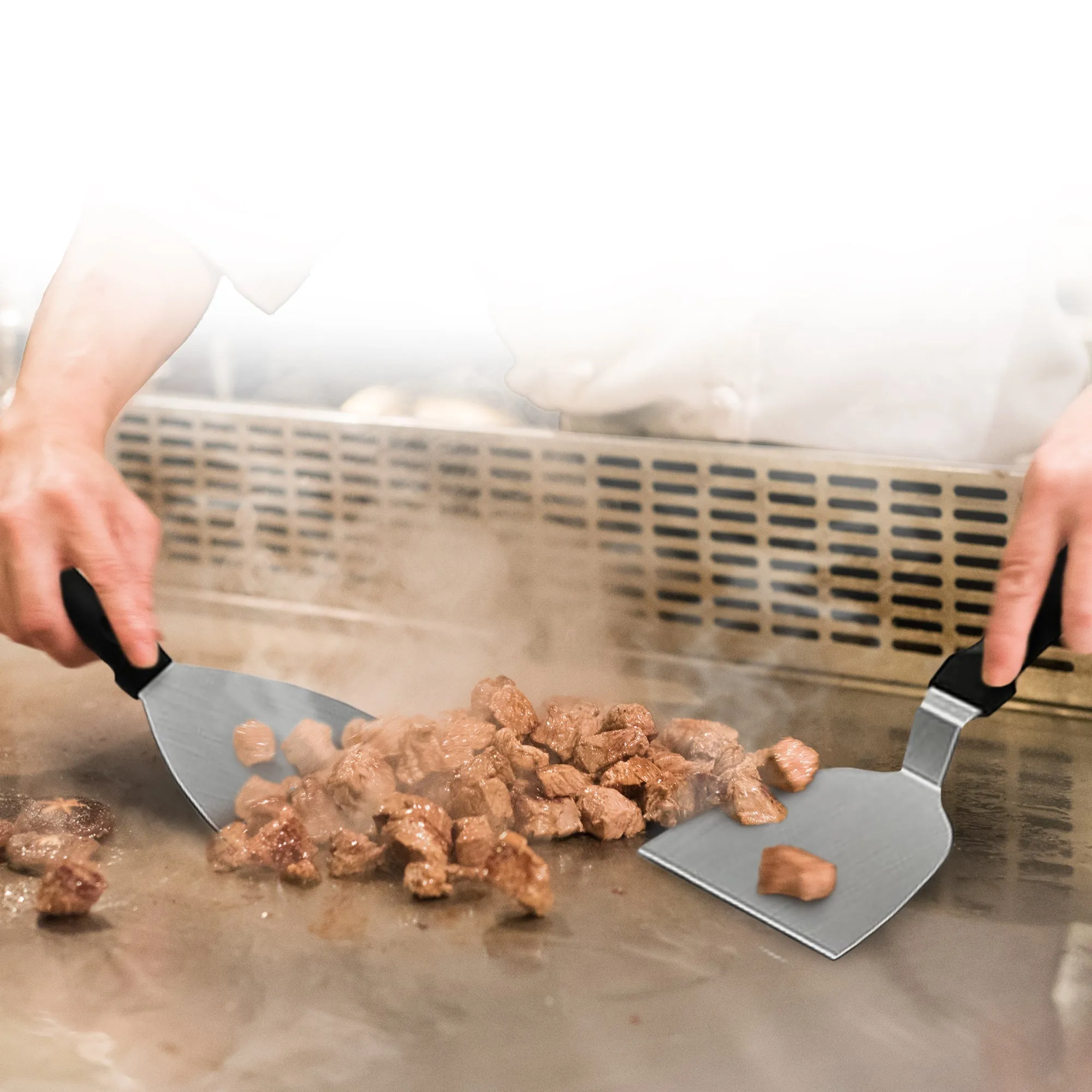 Cheer Collection 18-Piece Griddle Set  Stainless Steel BBQ Grill Tools