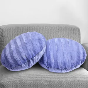 Cheer Collection 18 Ultra Soft Round Throw Pillows for Couch. Room Decor Aesthetic with Inserts - Ultra Soft Set of 2