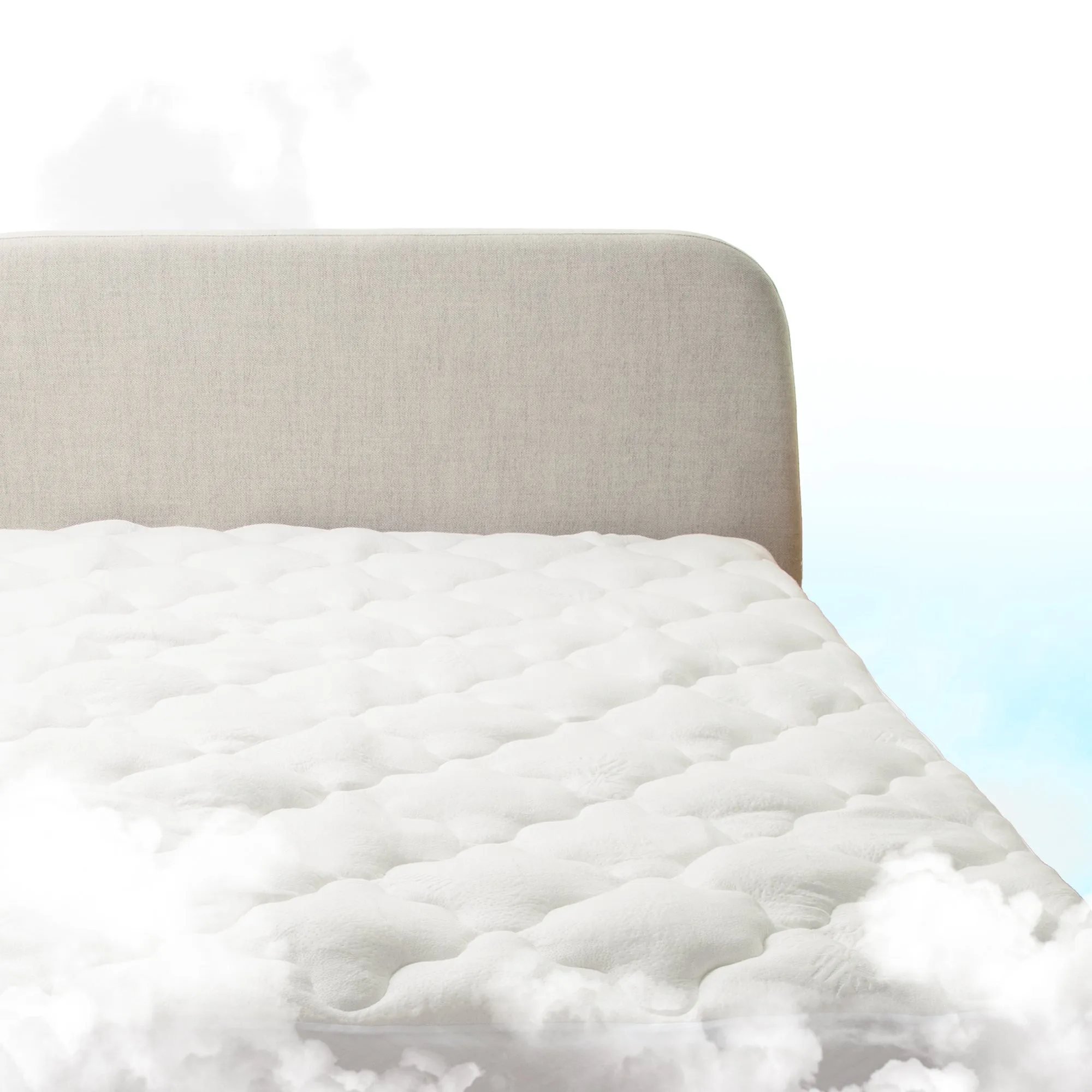 Cheer Collection Plush Bamboo Mattress Topper - Assorted Sizes