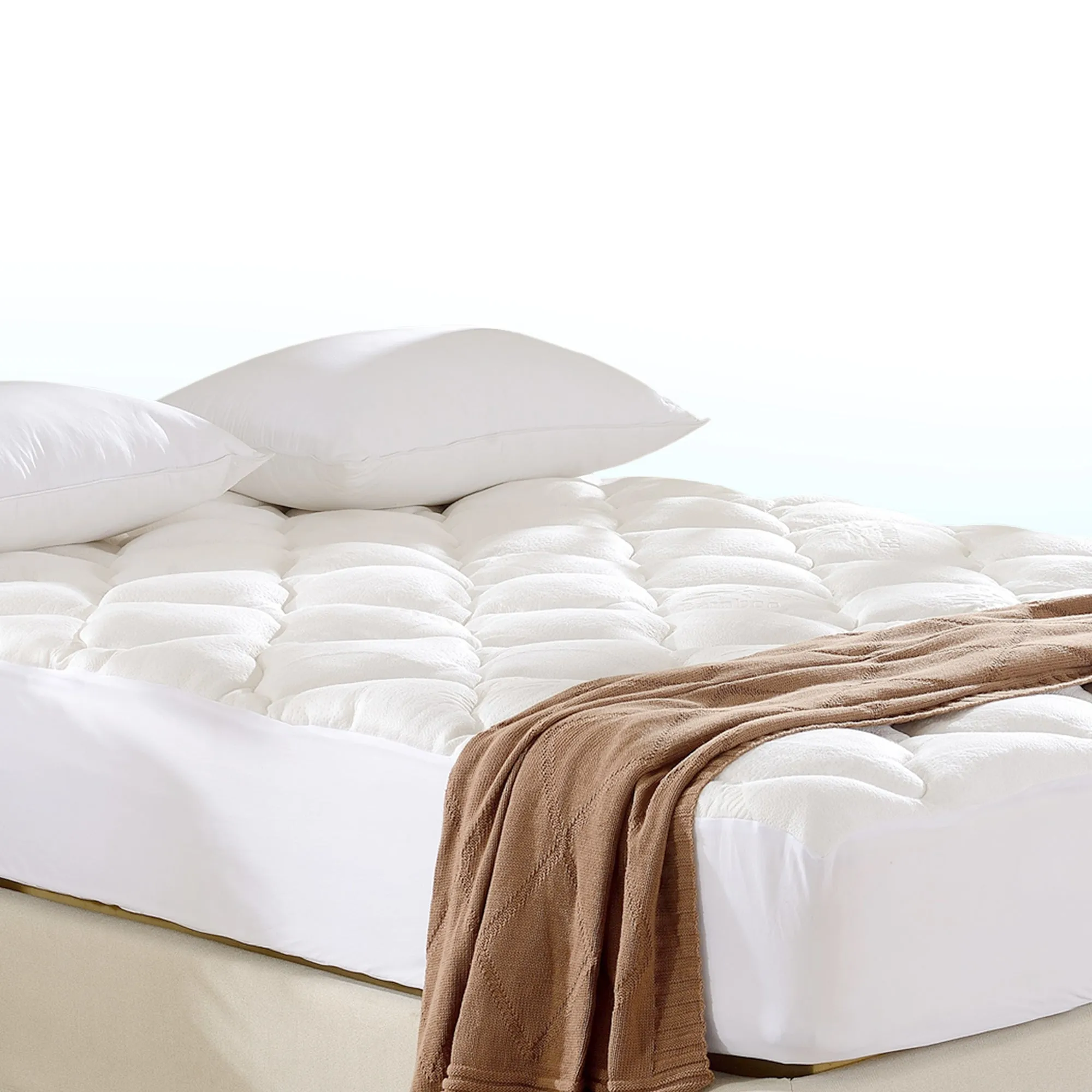 Cheer Collection Plush Bamboo Mattress Topper - Assorted Sizes
