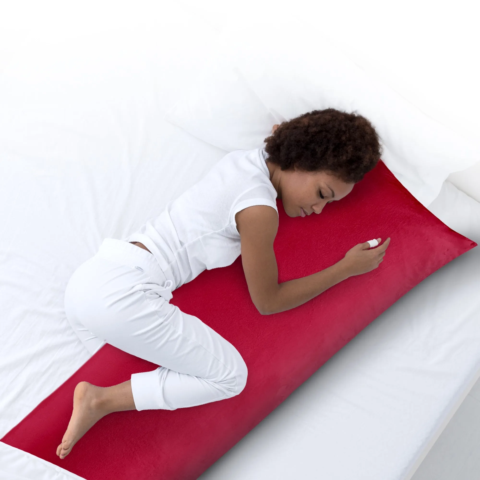 Cheer Collection  Super Soft and Plush Lumbar Pillow for Couch or Bed Decor 20 x 54
