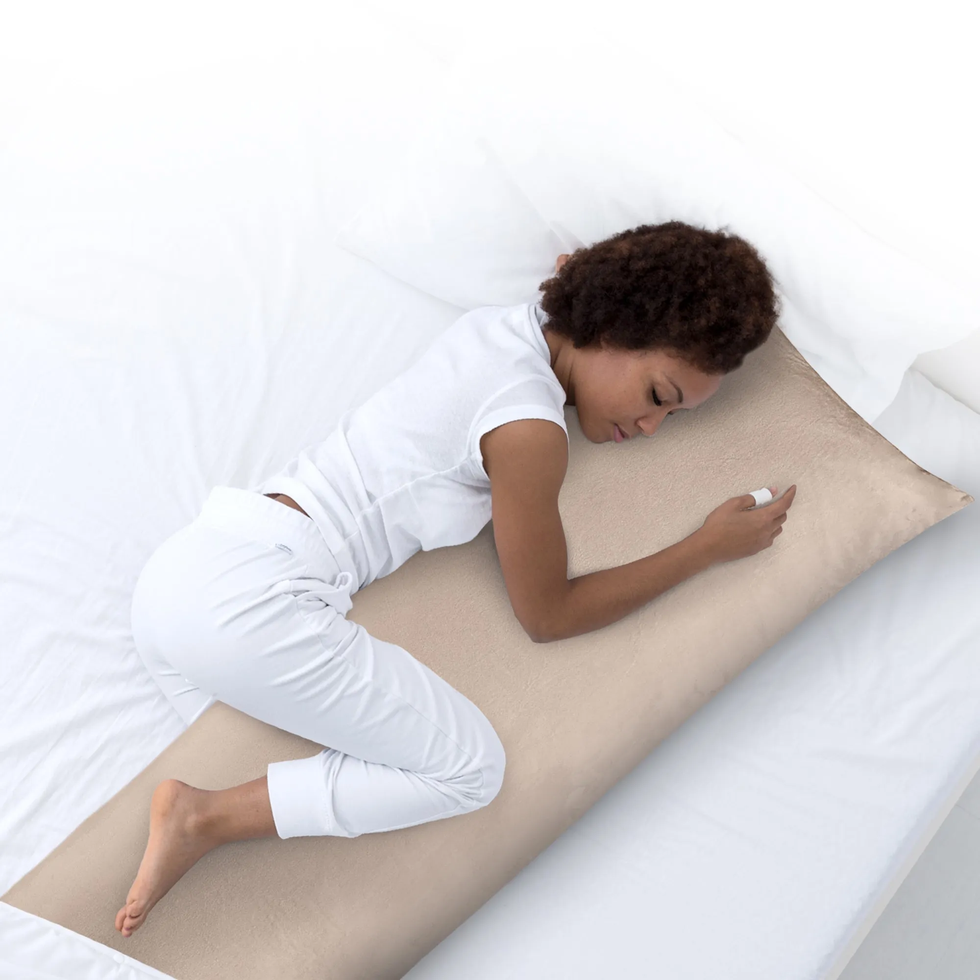 Cheer Collection  Super Soft and Plush Lumbar Pillow for Couch or Bed Decor 20 x 54