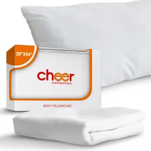 Cheer Collection Ultra Soft Cotton Body Pillowcase (20 x 54)