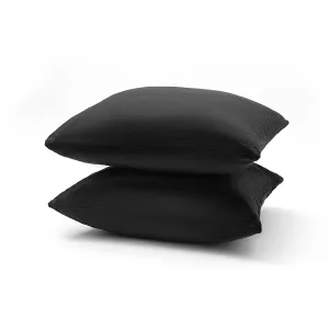 Cheer Collection Velour Throw Pillows - Set of 2 Decorative Couch Pillows - 26 x 26