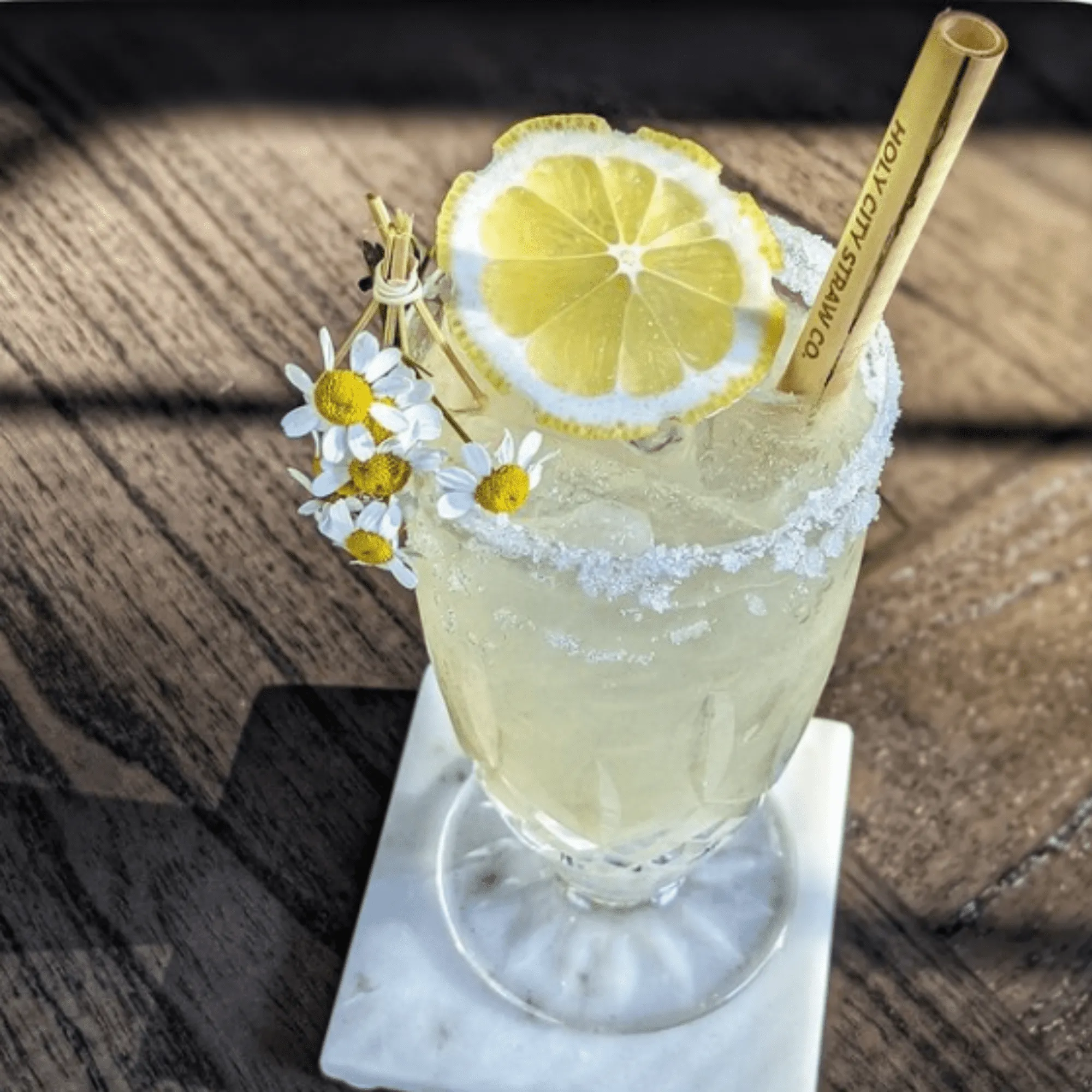 Cocktail Reusable Reed Straws | 5 Pack Bundle by Holy City Straw Company