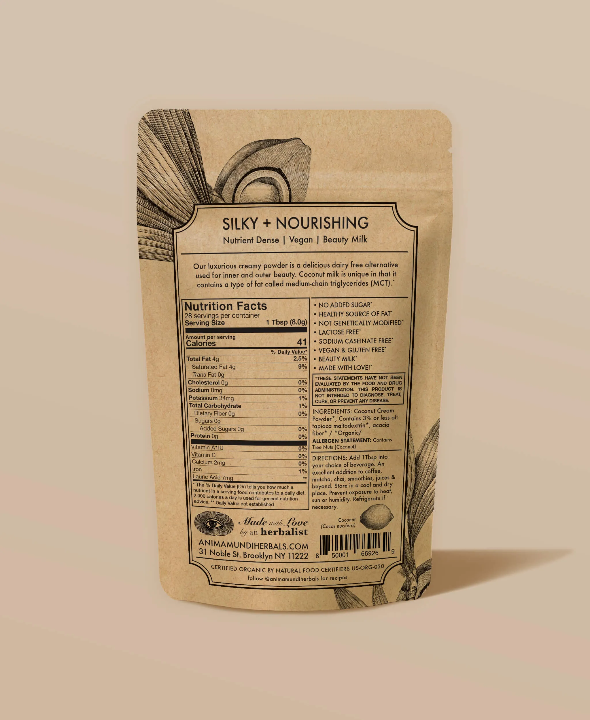 COCONUT CREAM | Dairy Free Creamer