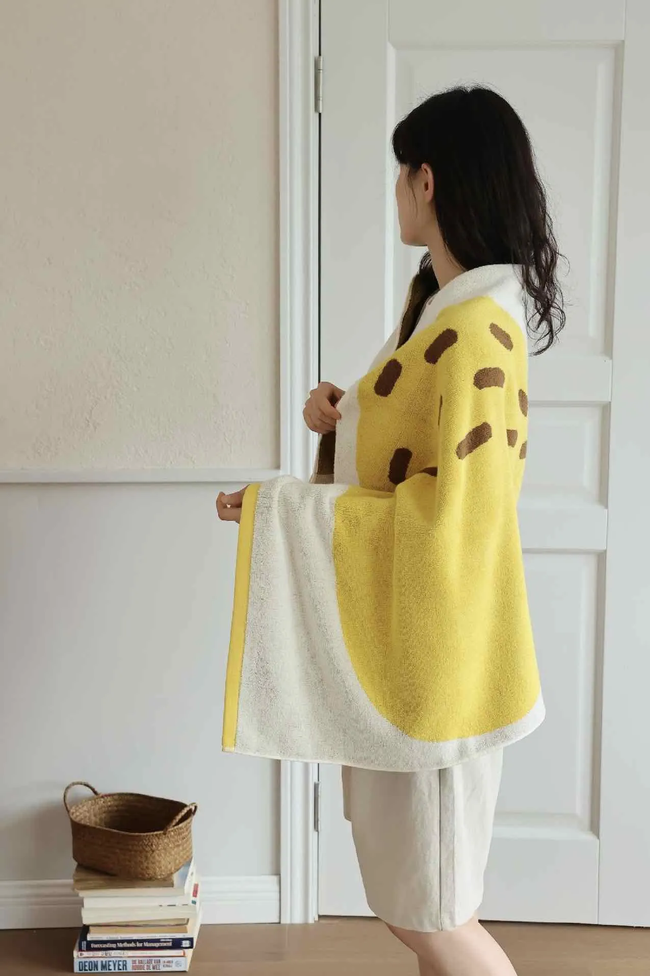Cute Whimsical Pear Bath Towel - Ultra Soft. Absorbent. 100% Staple Cotton