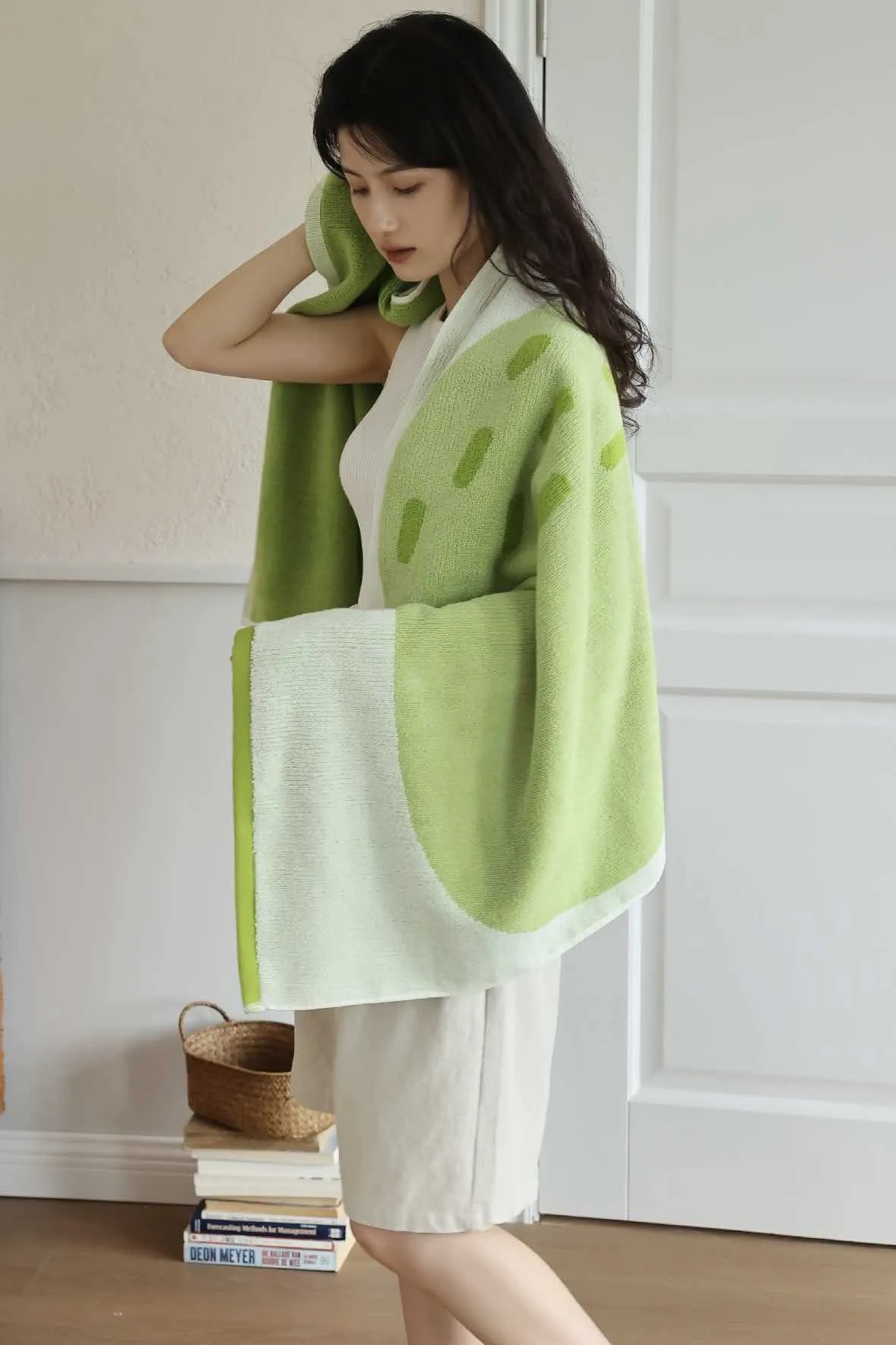 Cute Whimsical Pear Bath Towel - Ultra Soft. Absorbent. 100% Staple Cotton