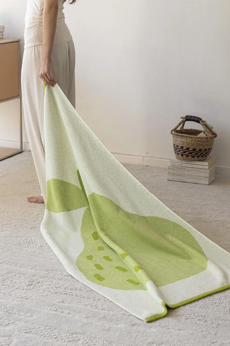 Cute Whimsical Pear Bath Towel - Ultra Soft. Absorbent. 100% Staple Cotton