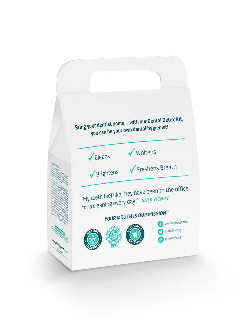 Dental DETOX KIT by Primal Life Organics