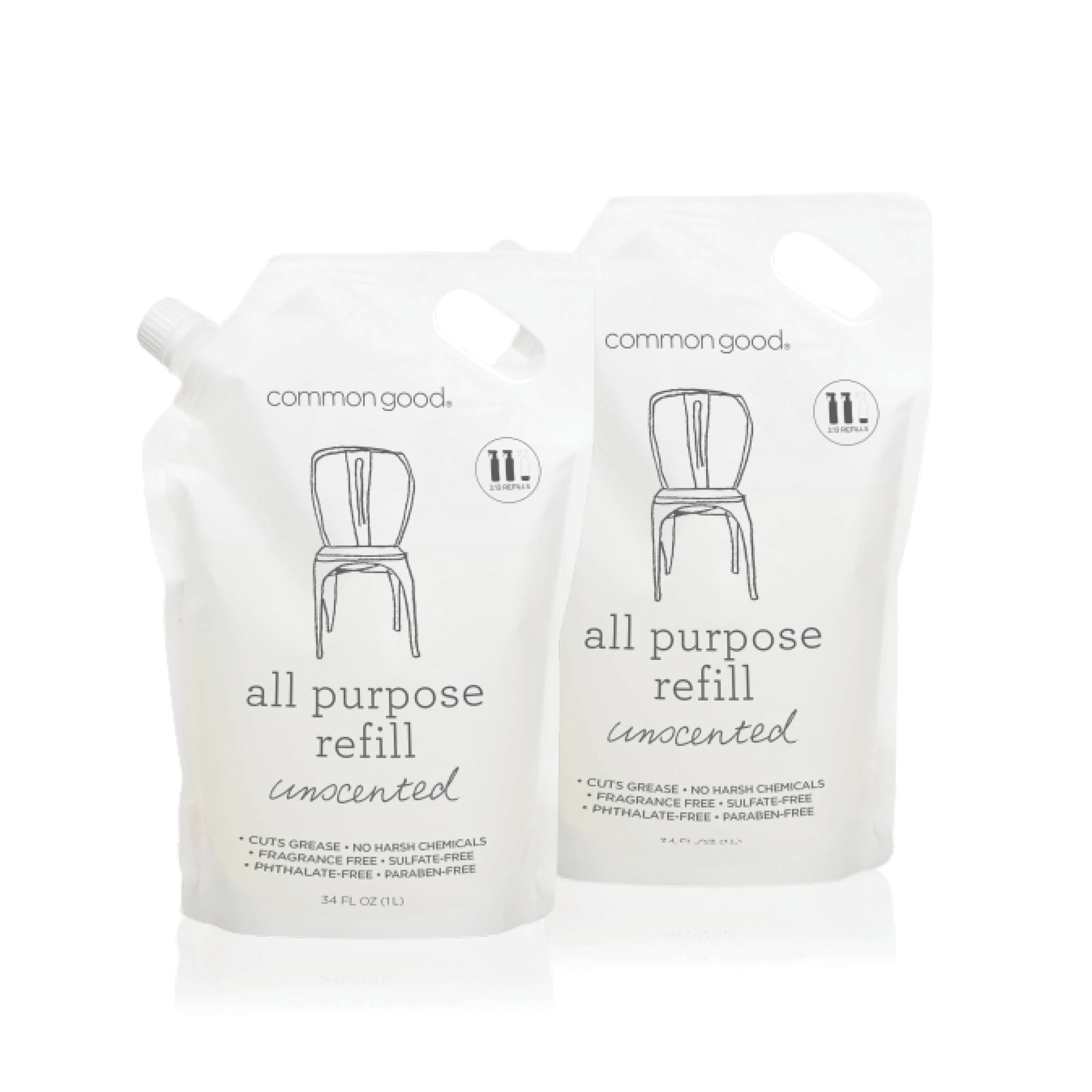 Dish Soap Refill Pouch. 34 Fl Oz