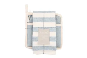 Dish Towels with Pot Holder Set