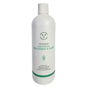 Dog Shampoo - Oatmeal. Cucumber & Aloe - Made in USA - 16 oz by American Pet Supplies