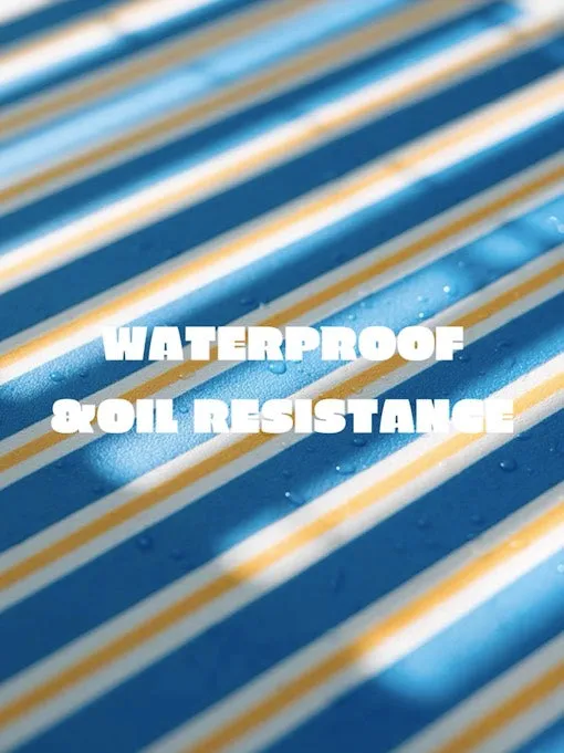 Dopamine Stripe Placemat Set Of 4 Pcs For Table Setting. Easy Cleaning