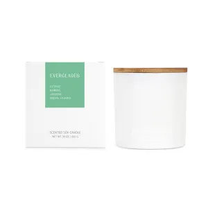Everglades 3 Wick Candle - Citrus. Bamboo. Jasmine & Green Leaves.