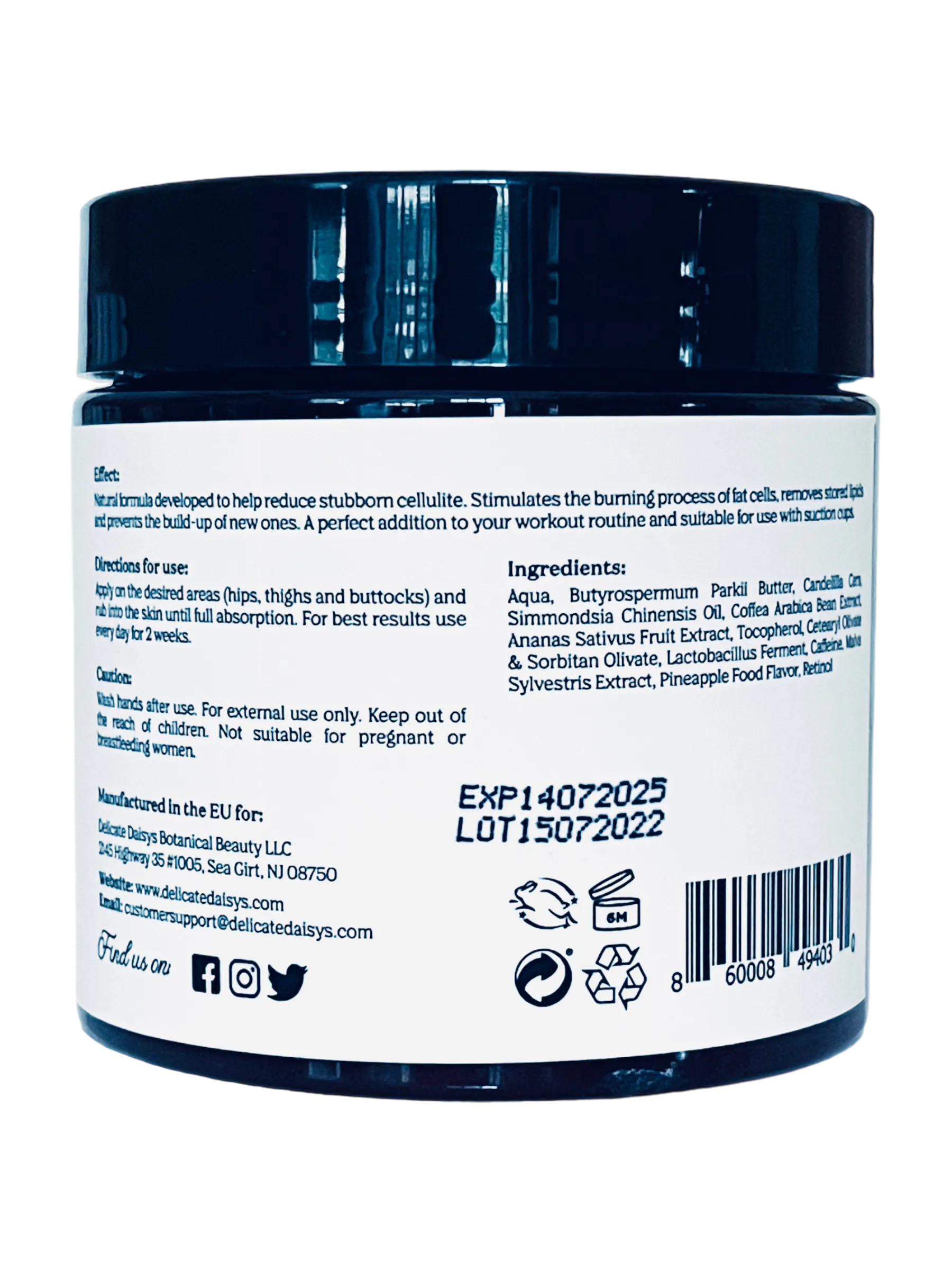 Firming & Toning Body Cream Pineapple & Retinol
