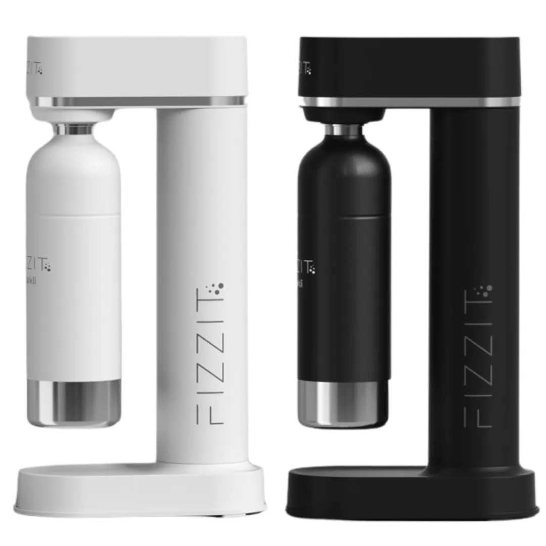 Fizzit Sprkl Carbonated Water Soda Maker with Stainless Steel Bottle Included