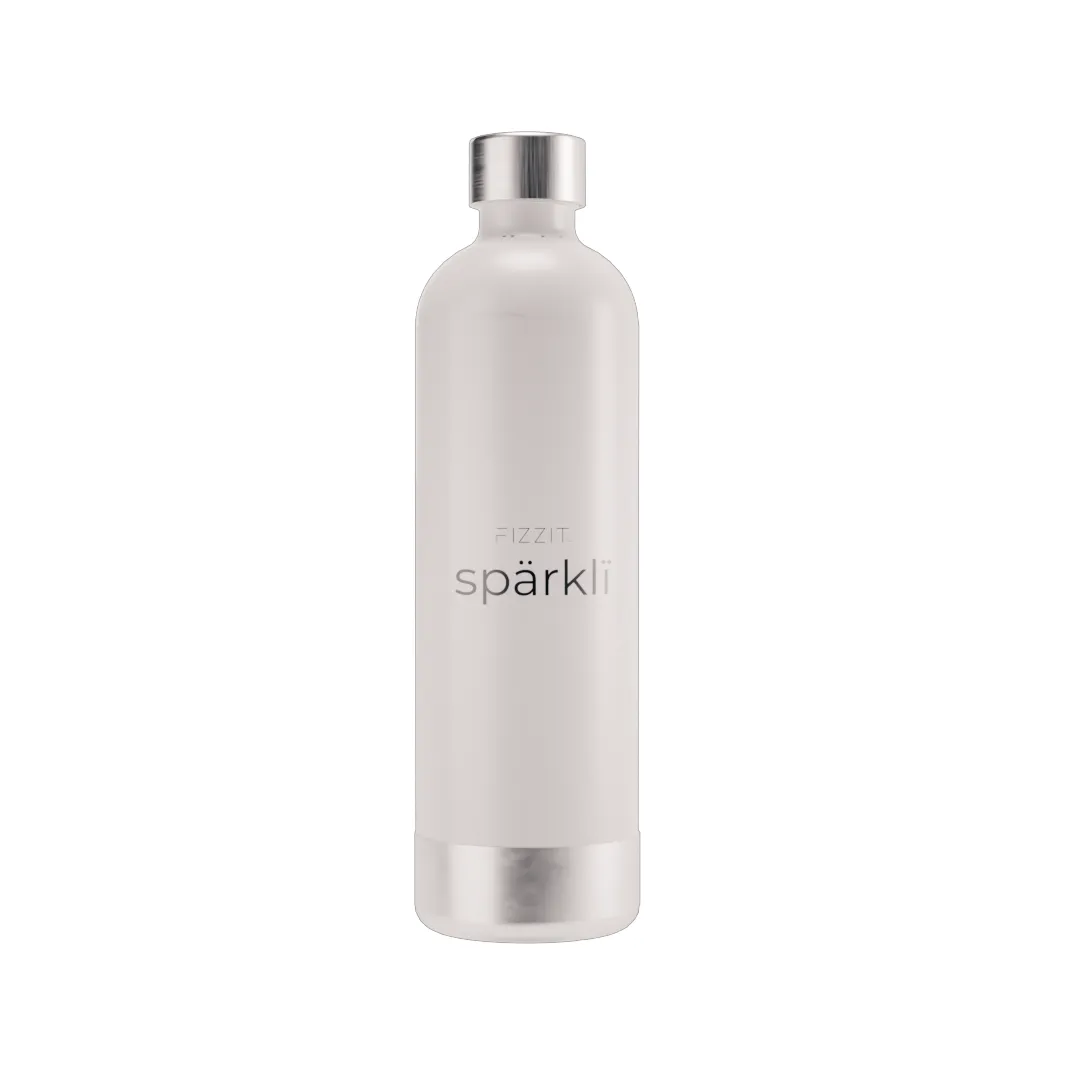 Fizzit Sprkl Carbonated Water Soda Maker with Stainless Steel Bottle Included
