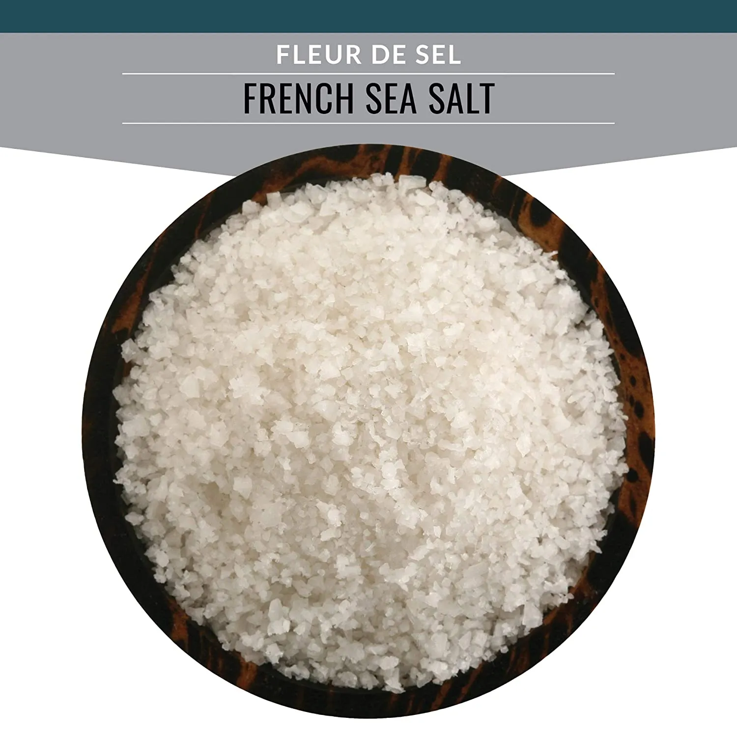 Fleur de Sel de Gurande Sea Salt (French Flower of Salt) - All Natural Product. Kosher Certified. Certified Authentic. Organic Compliant - Shaker Jar (5.5 oz) by Alpha Omega Imports