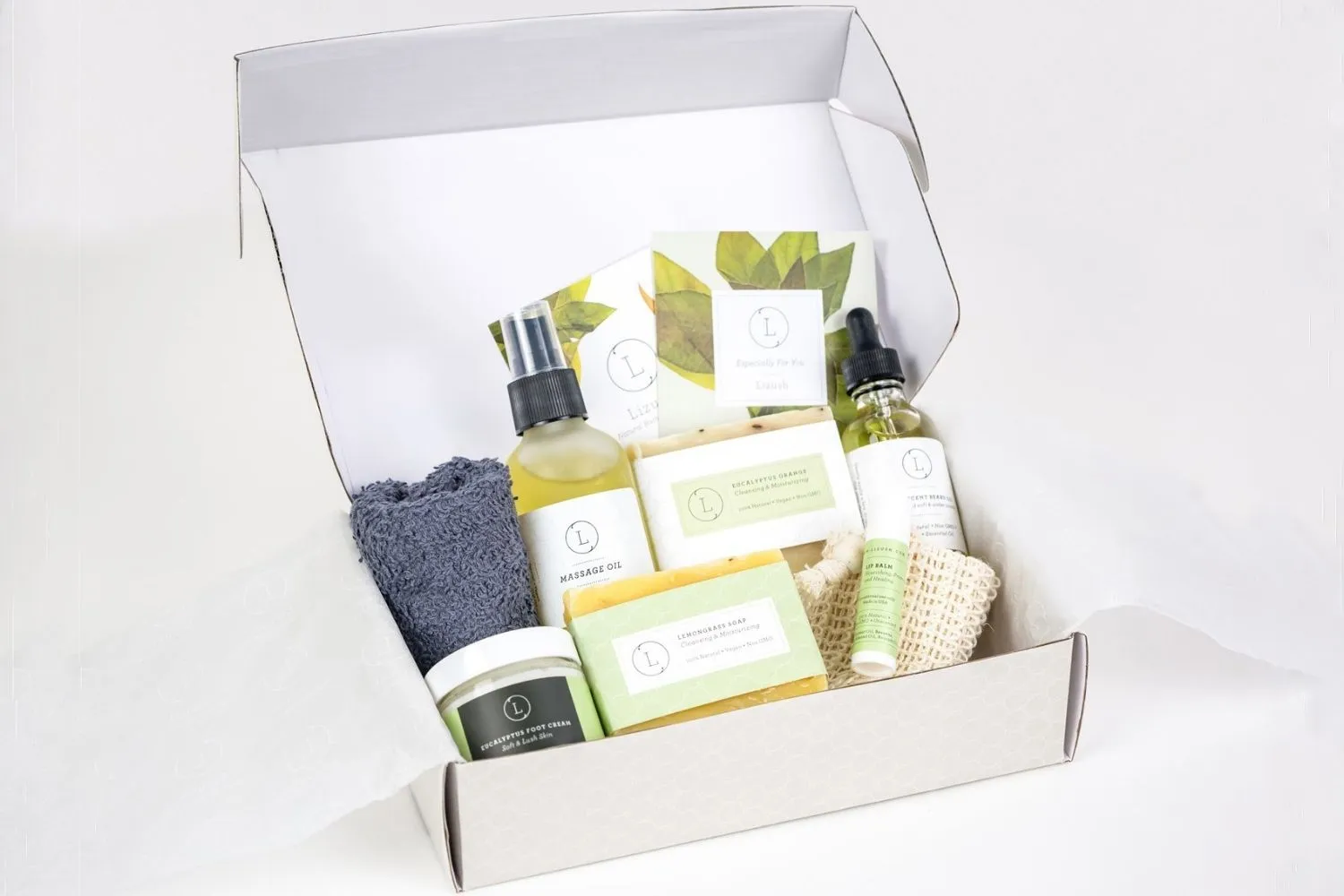 Fresh earthy Natural skincare set. Eucalyptus bath and body. Men Grooming kit/Body oil