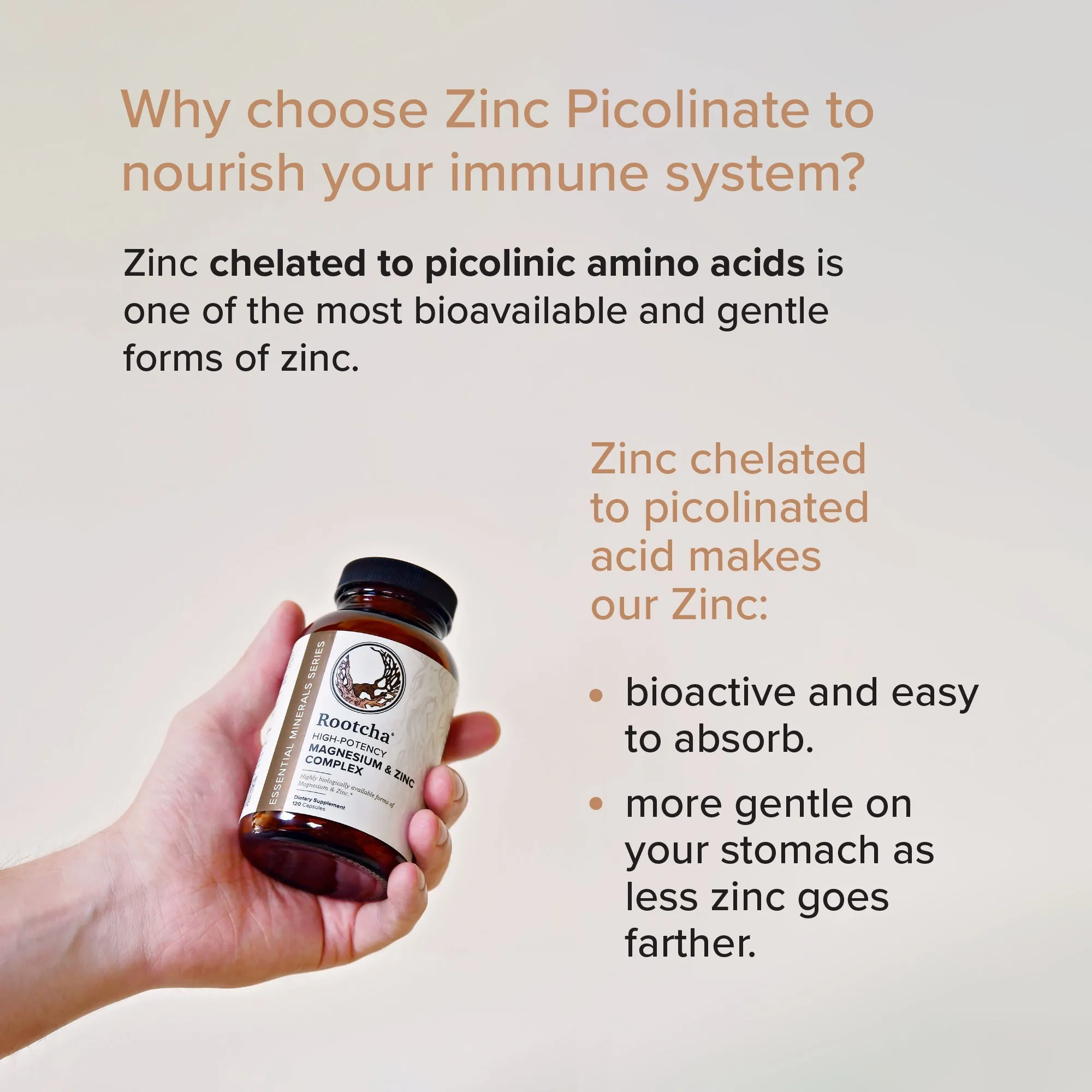 Fully-Reacted Magnesium & Chelated Zinc Complex