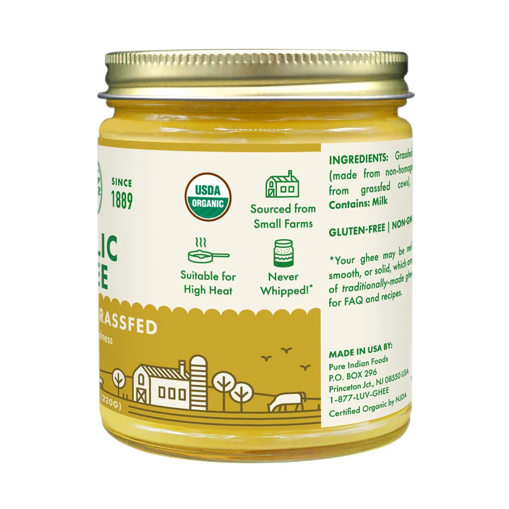 Garlic Ghee. Grassfed & Certified Organic - 7.8 oz