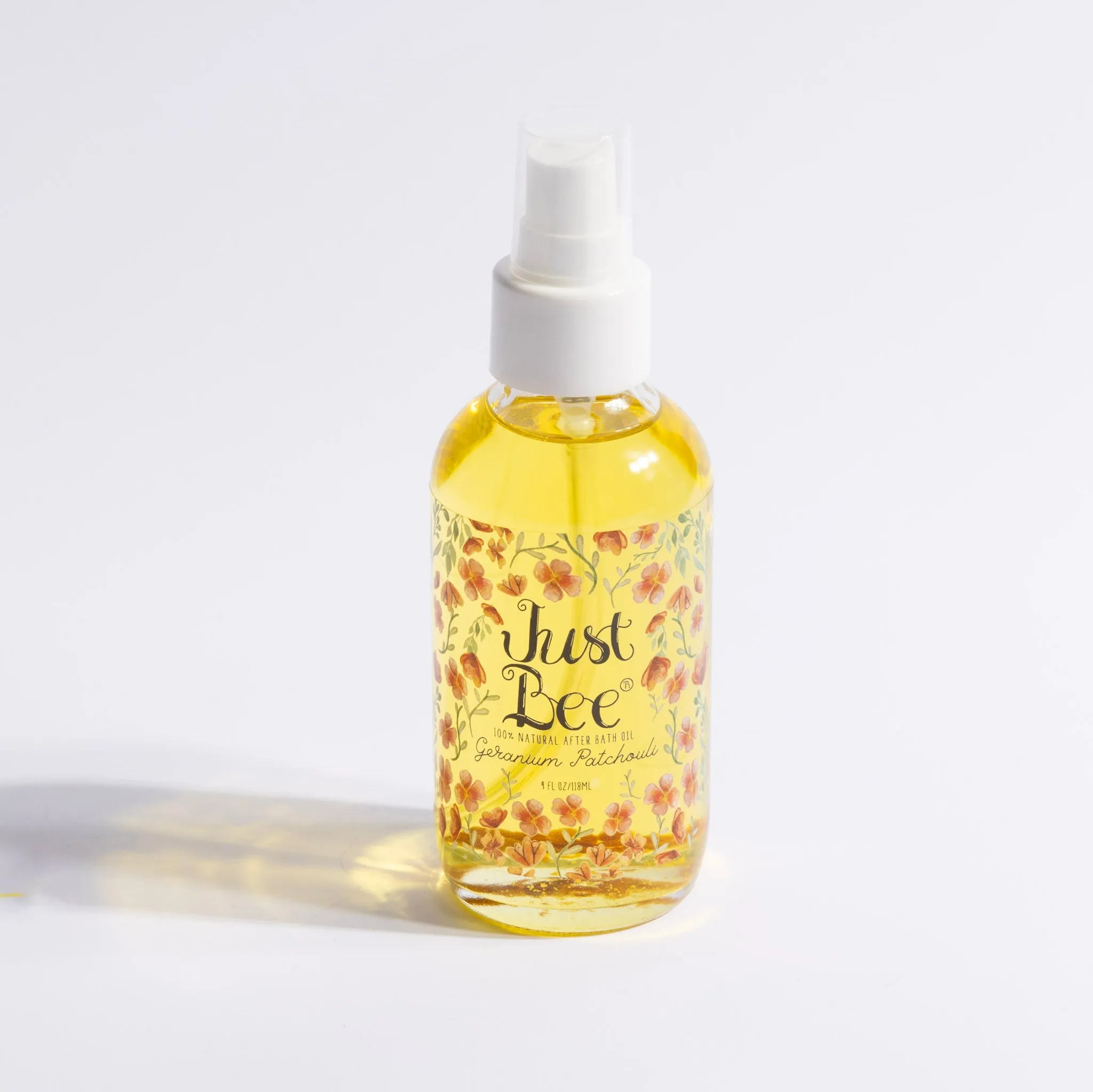 Geranium Patchouli - 100% Natural After Bath Oil