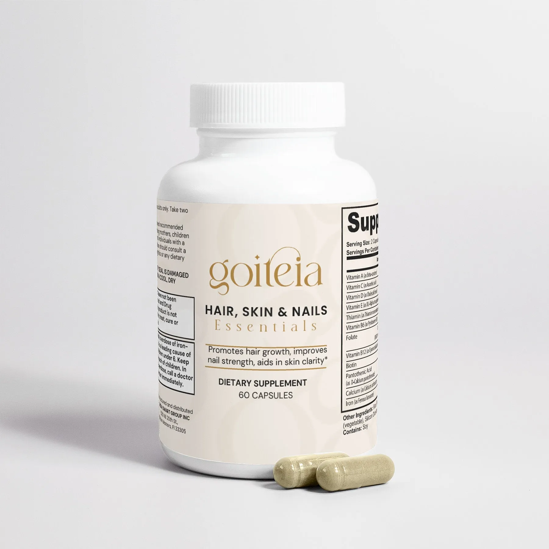 Goiteia Hair. Skin and Nails Essentials 60 caps