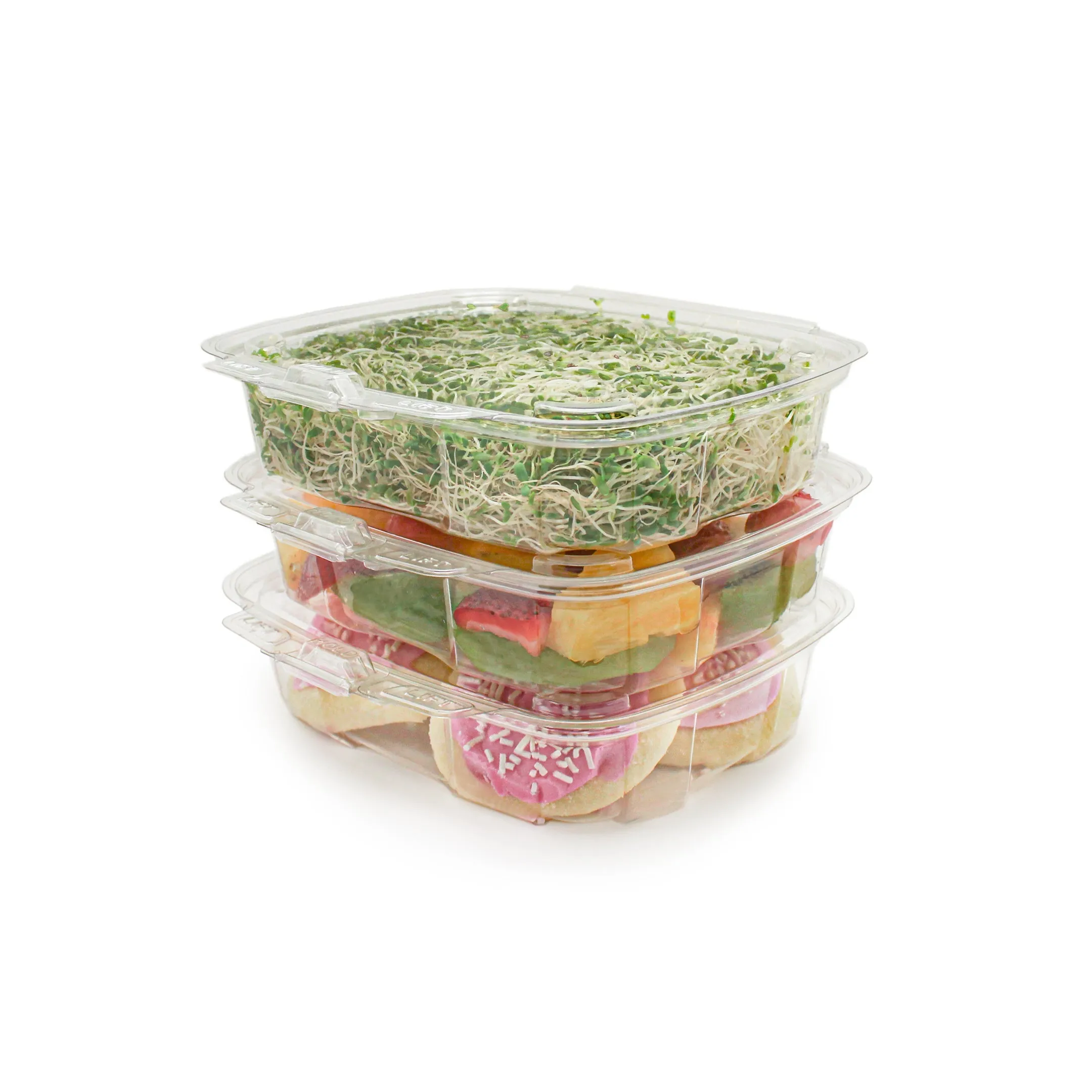 GoodGuard 20 oz. Multi-purpose Clamshell Package. Crystal Clear. PLA. 180/Case