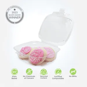 GoodGuard 20 oz. Multi-purpose Clamshell Package. Crystal Clear. PLA. 180/Case