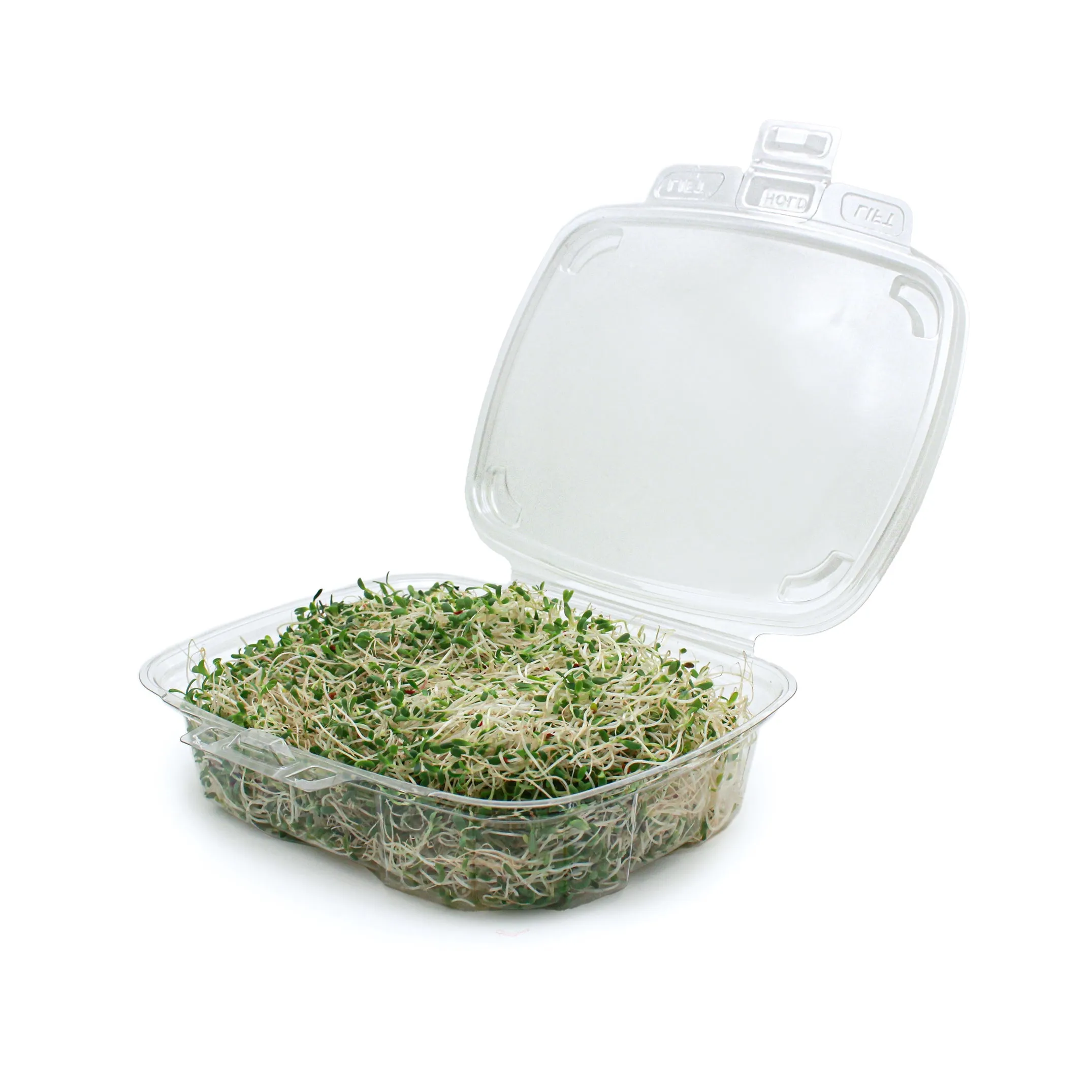 GoodGuard 20 oz. Multi-purpose Clamshell Package. Crystal Clear. PLA. 180/Case