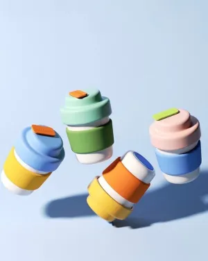 Gummies Thermos. Whimsical Dopamine Vacuum Insulated Tumbler Coffee Mug with Lid