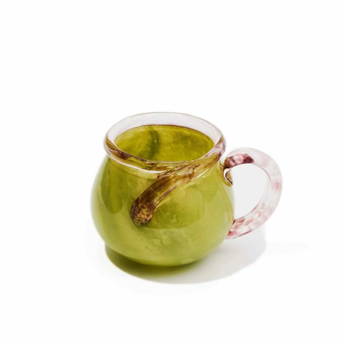 Handblown Bonbon Glass Mug. Dopamine Espresso Cups