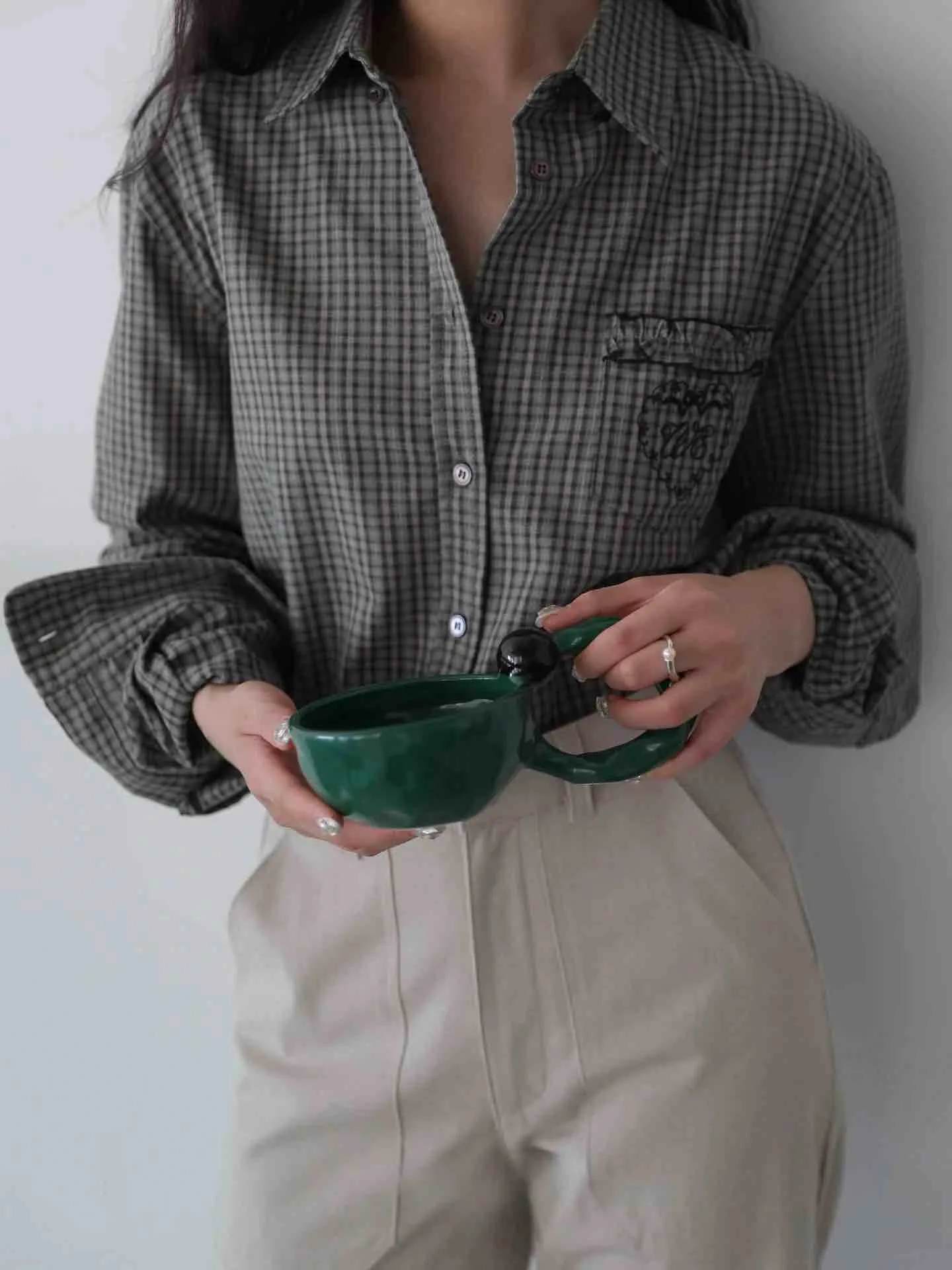 Handmade Irregular Retro Ceramic Bubble Coffee Mug. Espresso Cup