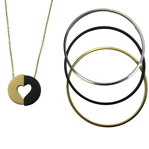 Hannah Tri-Tone Bracelets by Made for Freedom