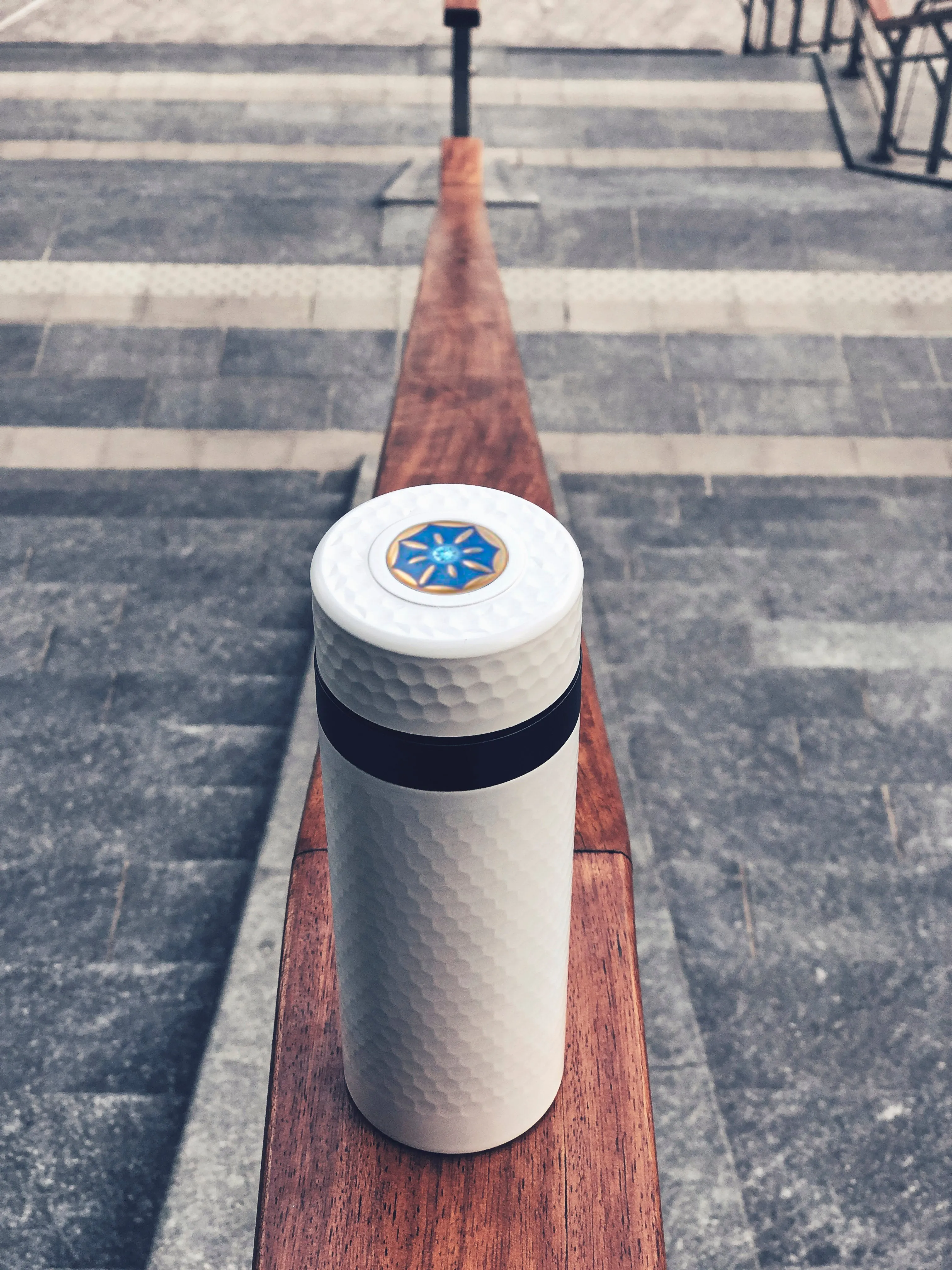 Harmony Stainless Steel Travel Mug with Ceramic Wall x Swarovski Crystal by ACERA LIVEN