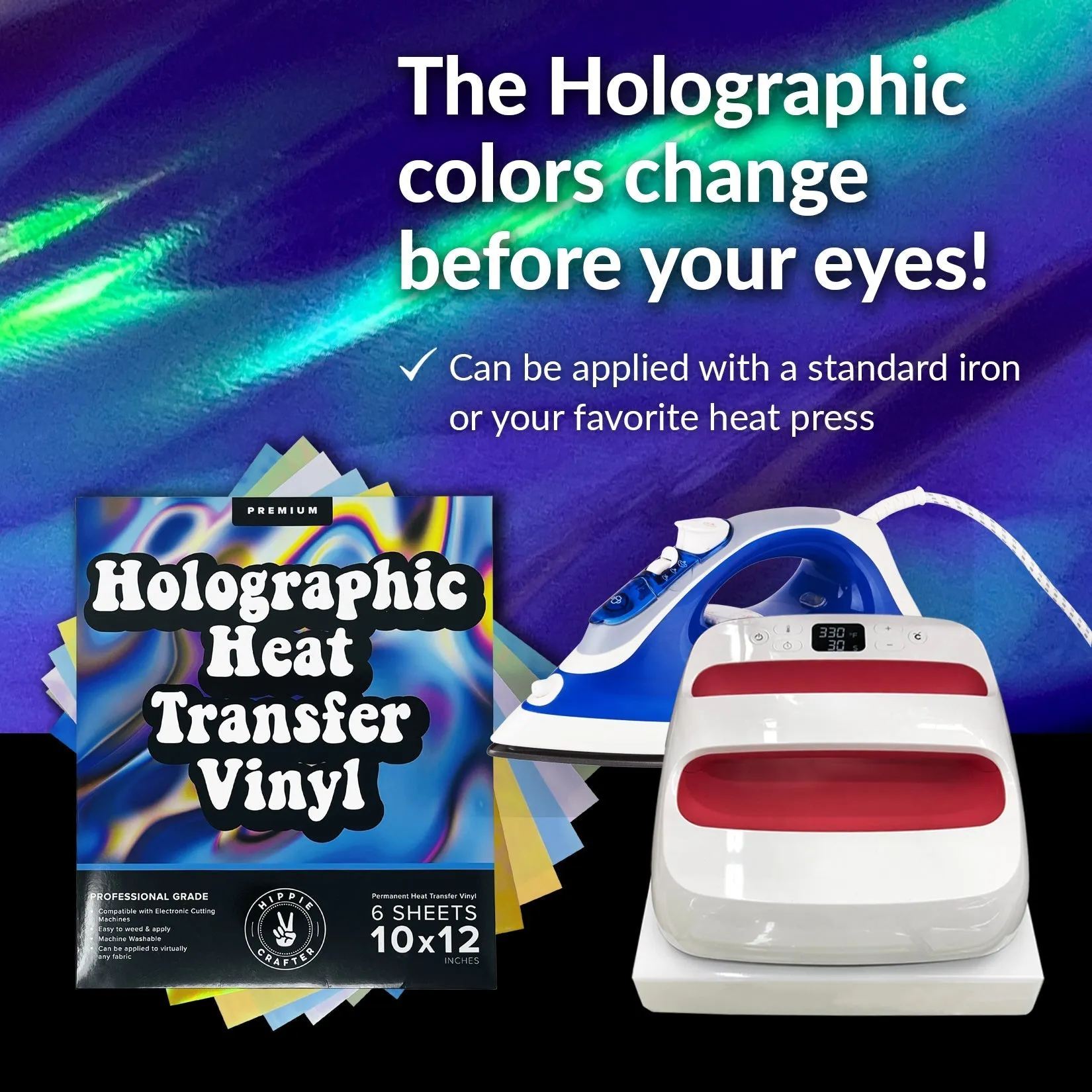Holographic Heat Transfer Vinyl