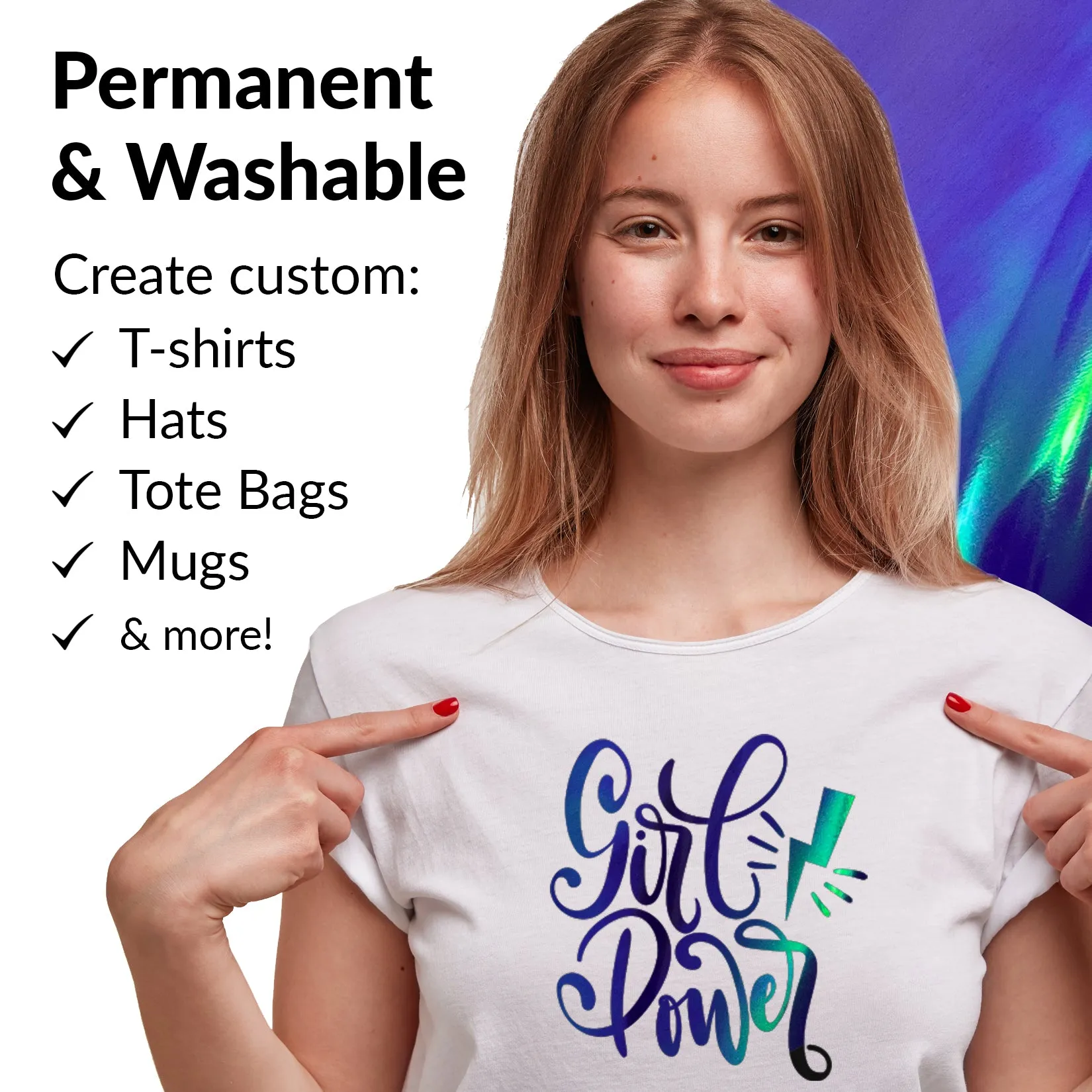 Holographic Heat Transfer Vinyl