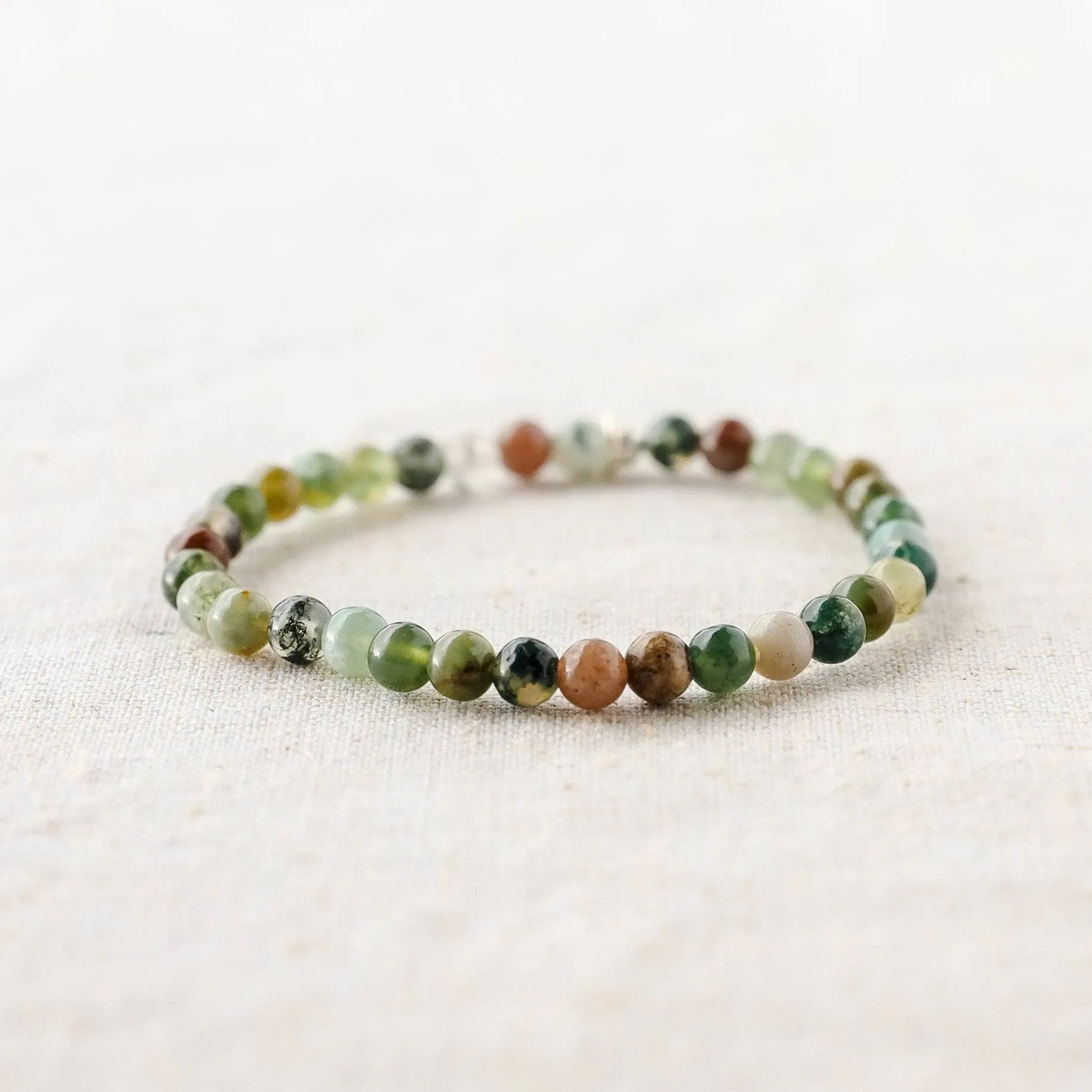 Indian Agate Energy Bracelet by Tiny Rituals