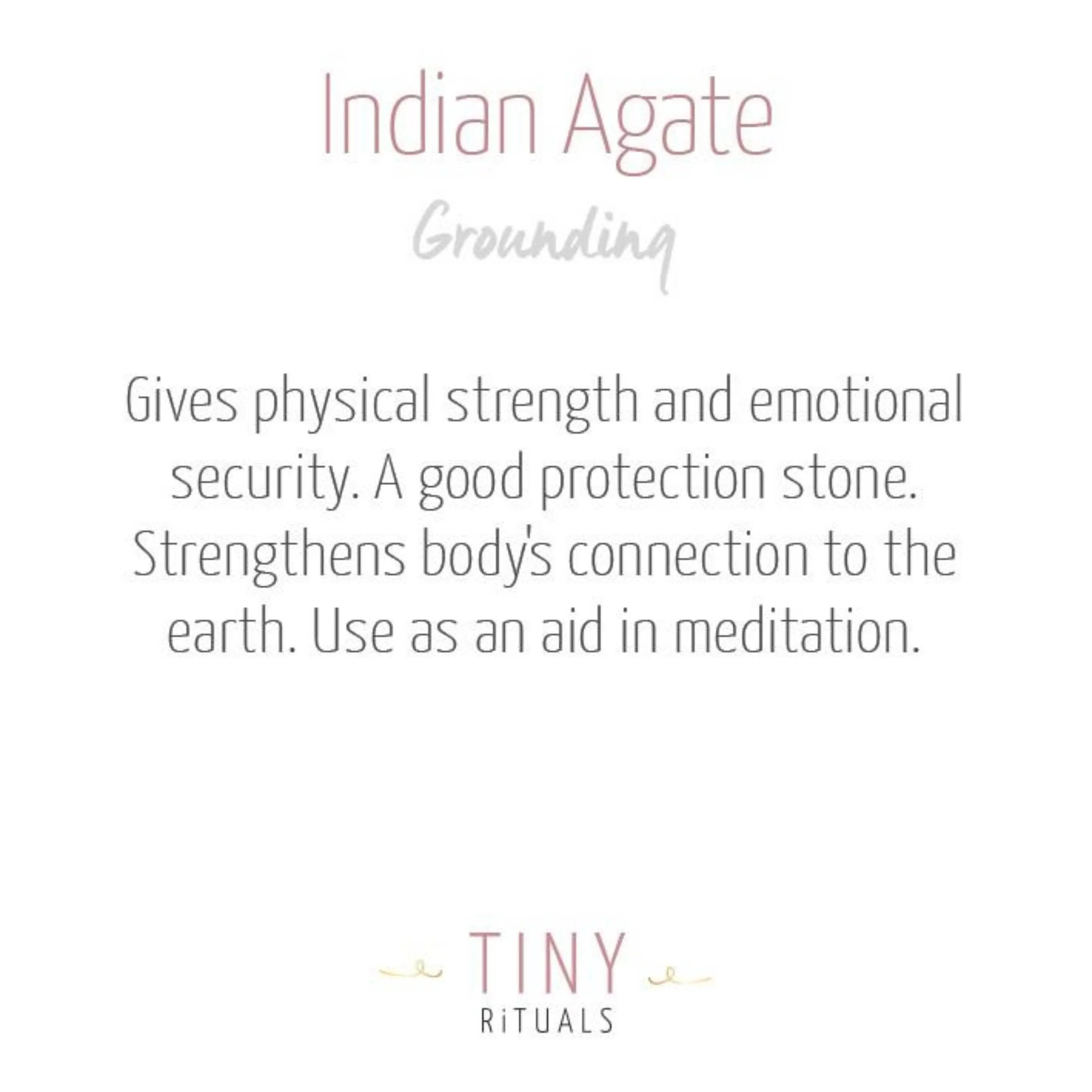 Indian Agate Energy Bracelet by Tiny Rituals