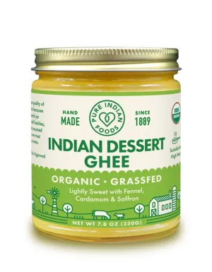 Indian Dessert Ghee. Grassfed & Certified Organic - 7.8 oz