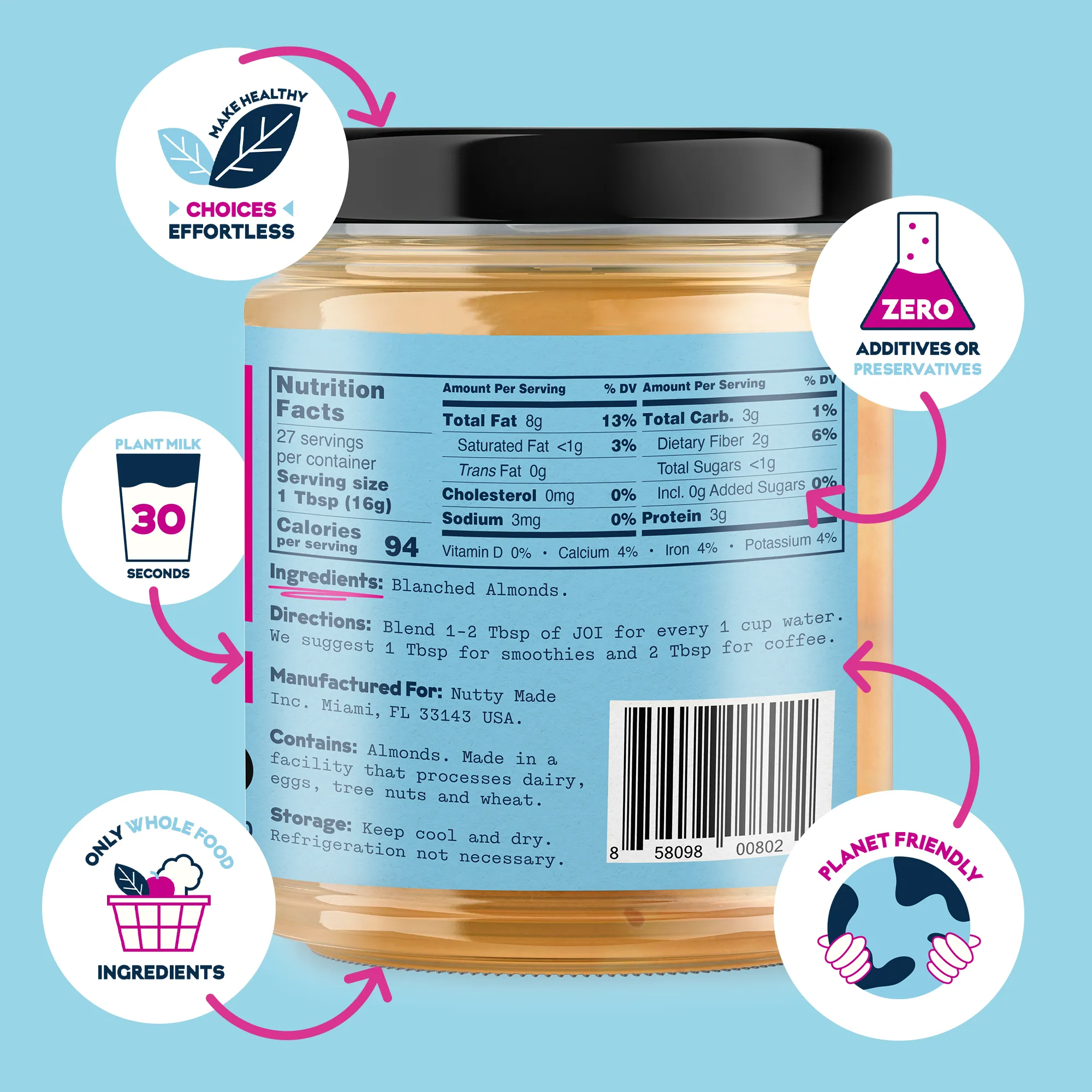 Instant Organic Oat & Almond 2-Pack by JOI