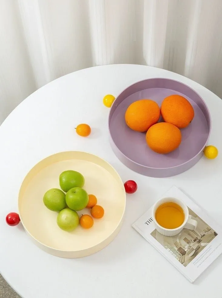 Jelly Bean Fruit Tray. Whimsical Dopamine Decorative Tray