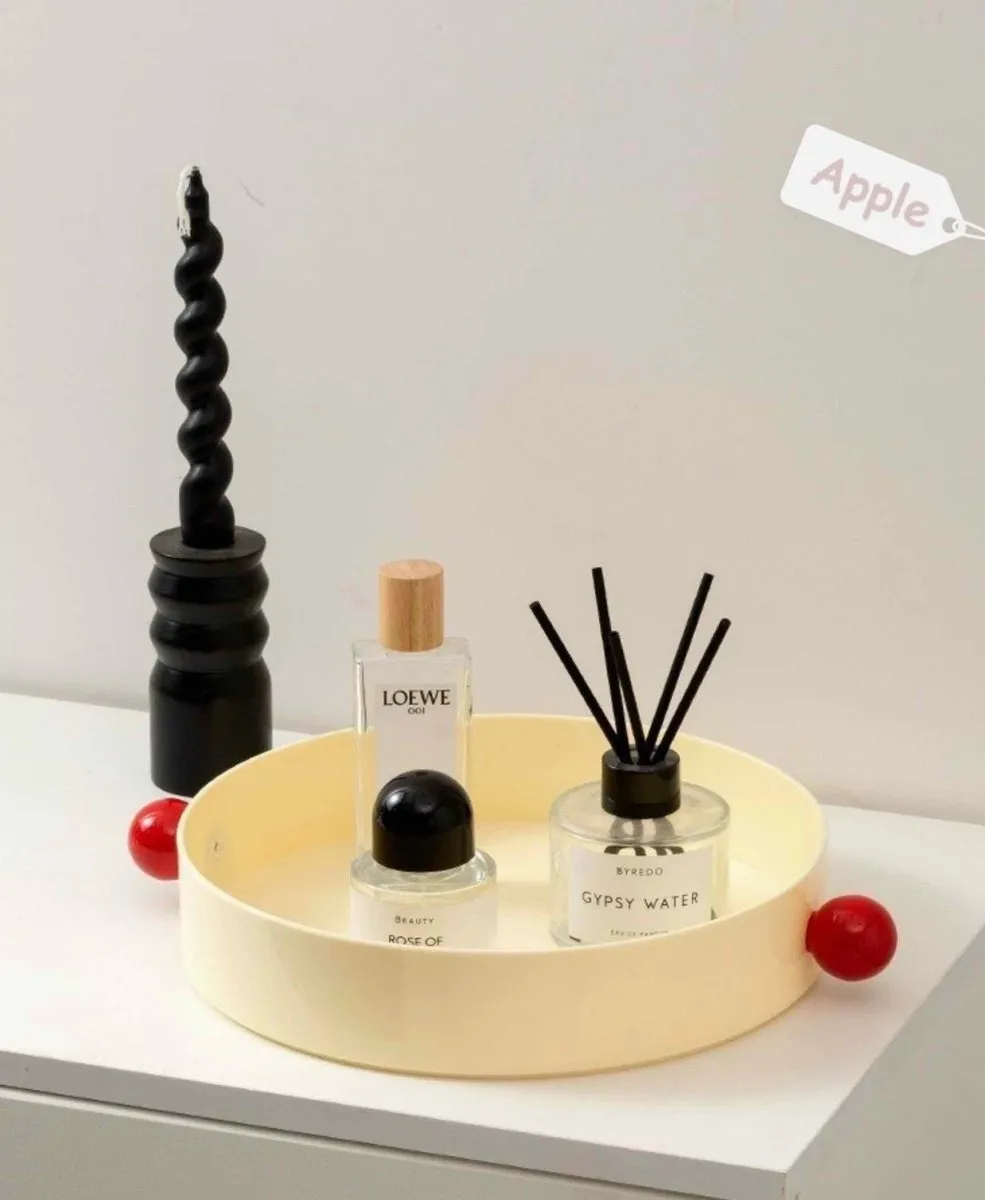 Jelly Bean Fruit Tray. Whimsical Dopamine Decorative Tray